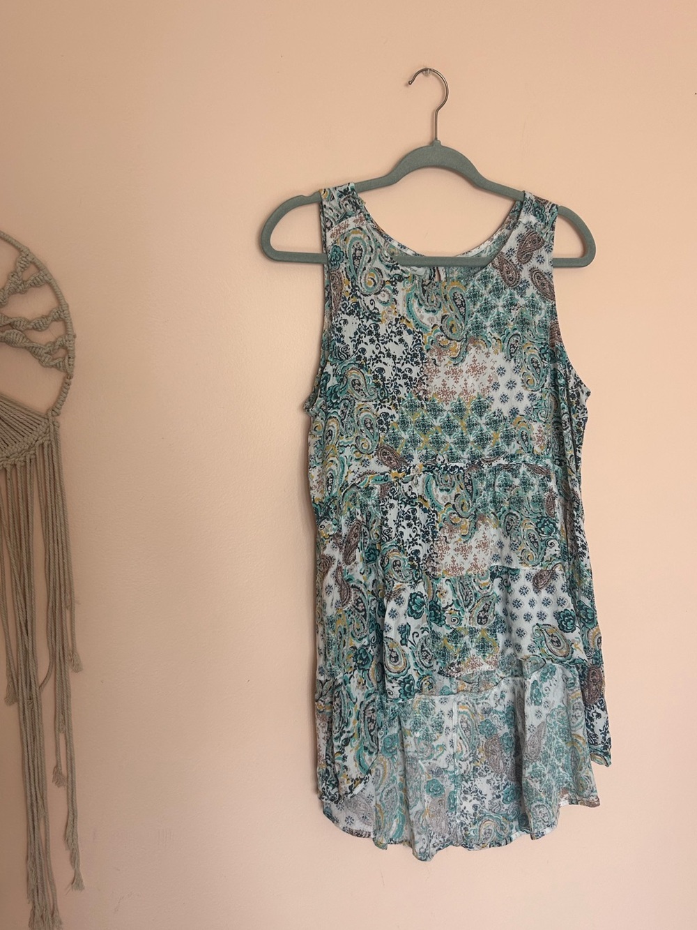 Boho Hi-Low Tank Top